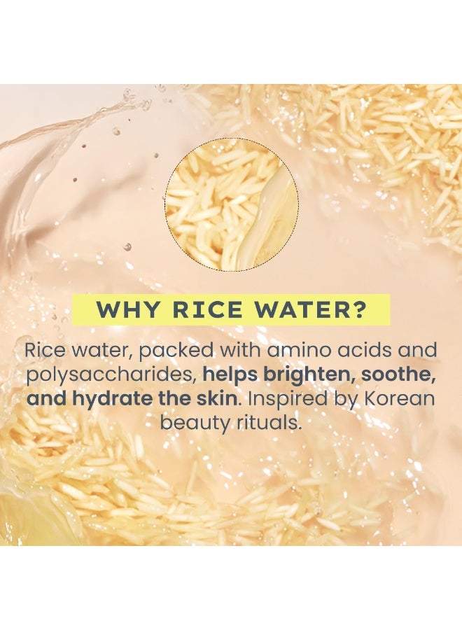 Hyphen 44% Rice Water Brightening Face Serum Pads | 5% Niacinamide & Alpha Arbutin to Reduces Dark Spots & Pigmentation | Toner Pads with Serum for Glowing Glass Skin | All Skin Types - 50N - Image 3